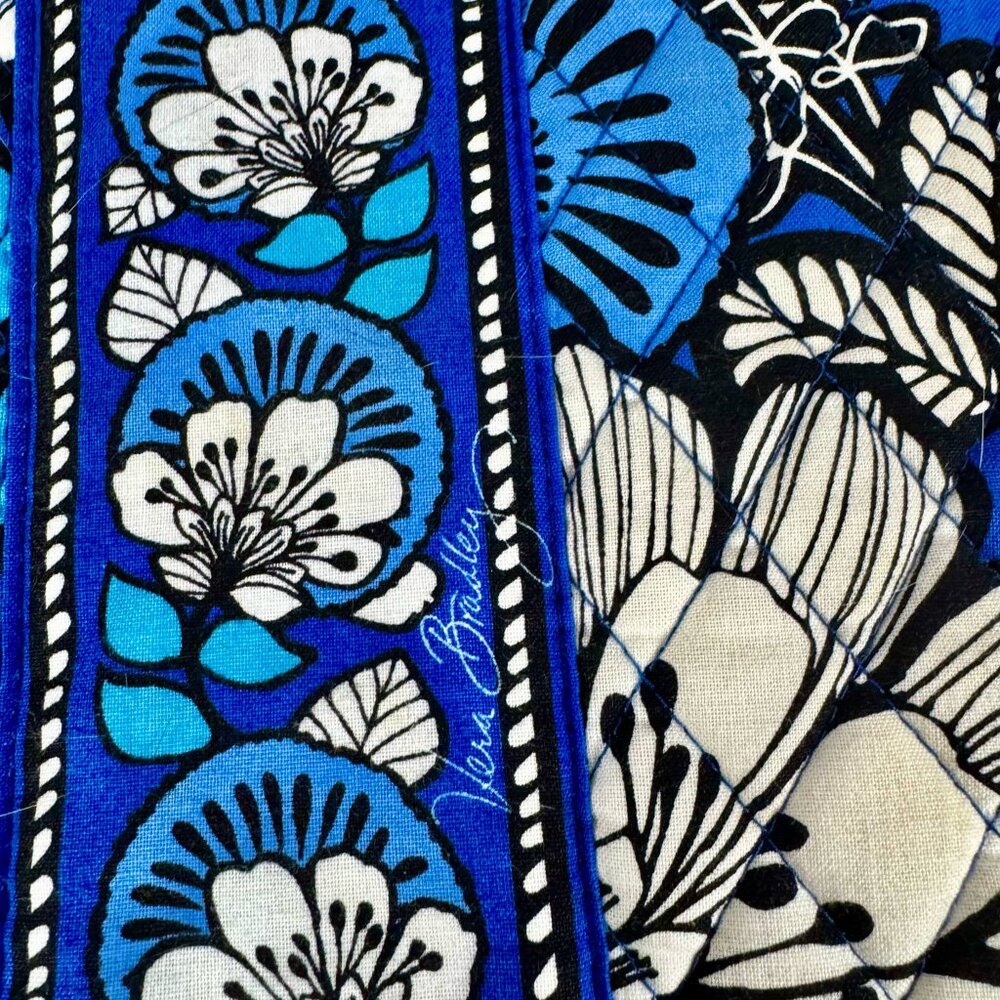 Vera Bradley Crosstown Crossbody Blue Bayou Black - Picture 4 of 14